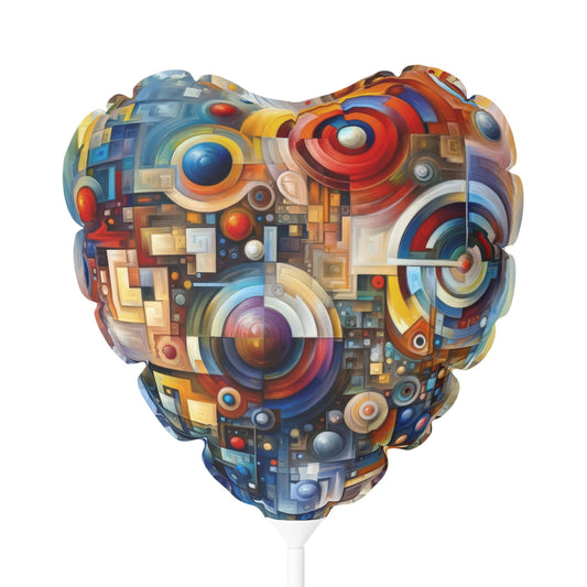 Coexistence Harmony Code Balloon (Round and Heart-shaped), 11" - ATUH.ART
