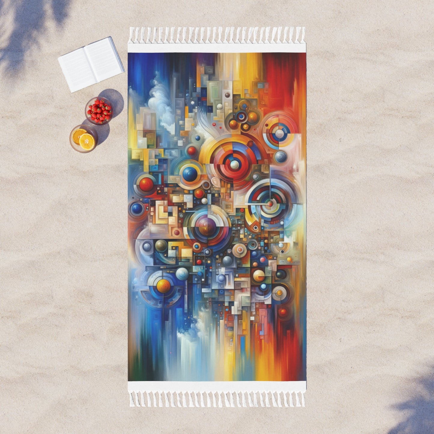 Coexistence Harmony Code Boho Beach Cloth - ATUH.ART