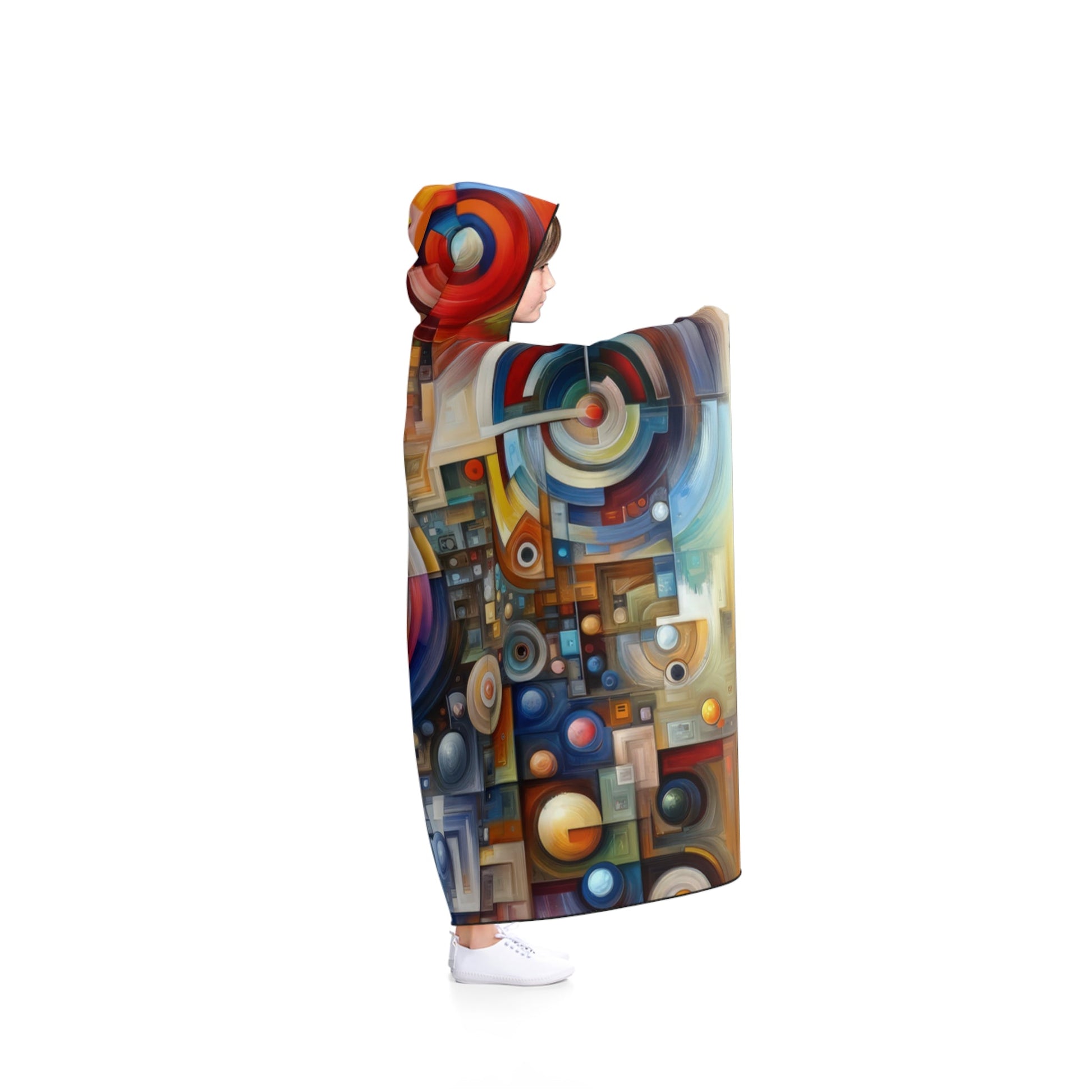 Coexistence Harmony Code Hooded Blanket - ATUH.ART