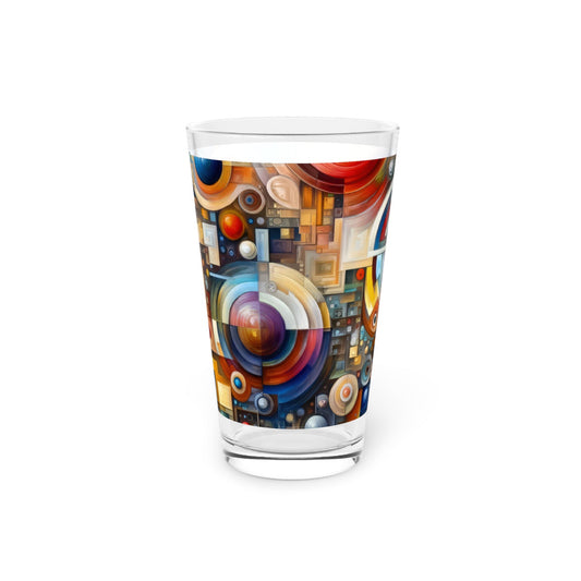 Coexistence Harmony Code Pint Glass, 16oz - ATUH.ART