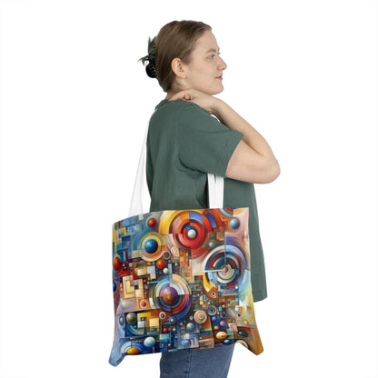 Coexistence Harmony Code Shoulder Tote Bag (AOP) - ATUH.ART