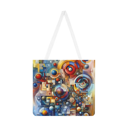 Coexistence Harmony Code Shoulder Tote Bag (AOP) - ATUH.ART