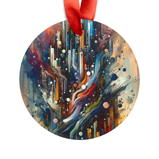 Coherent Change Visualization Acrylic Ornament with Ribbon - ATUH.ART