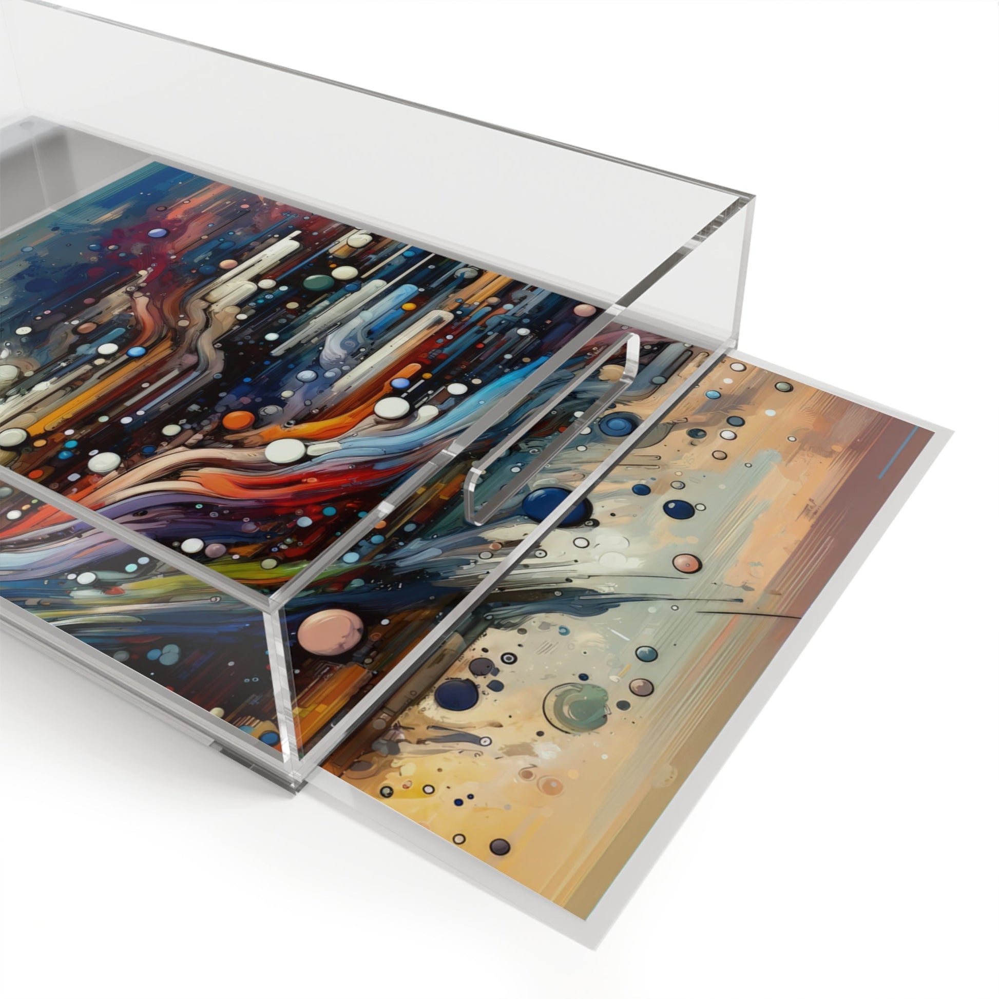 Coherent Change Visualization Acrylic Serving Tray - ATUH.ART