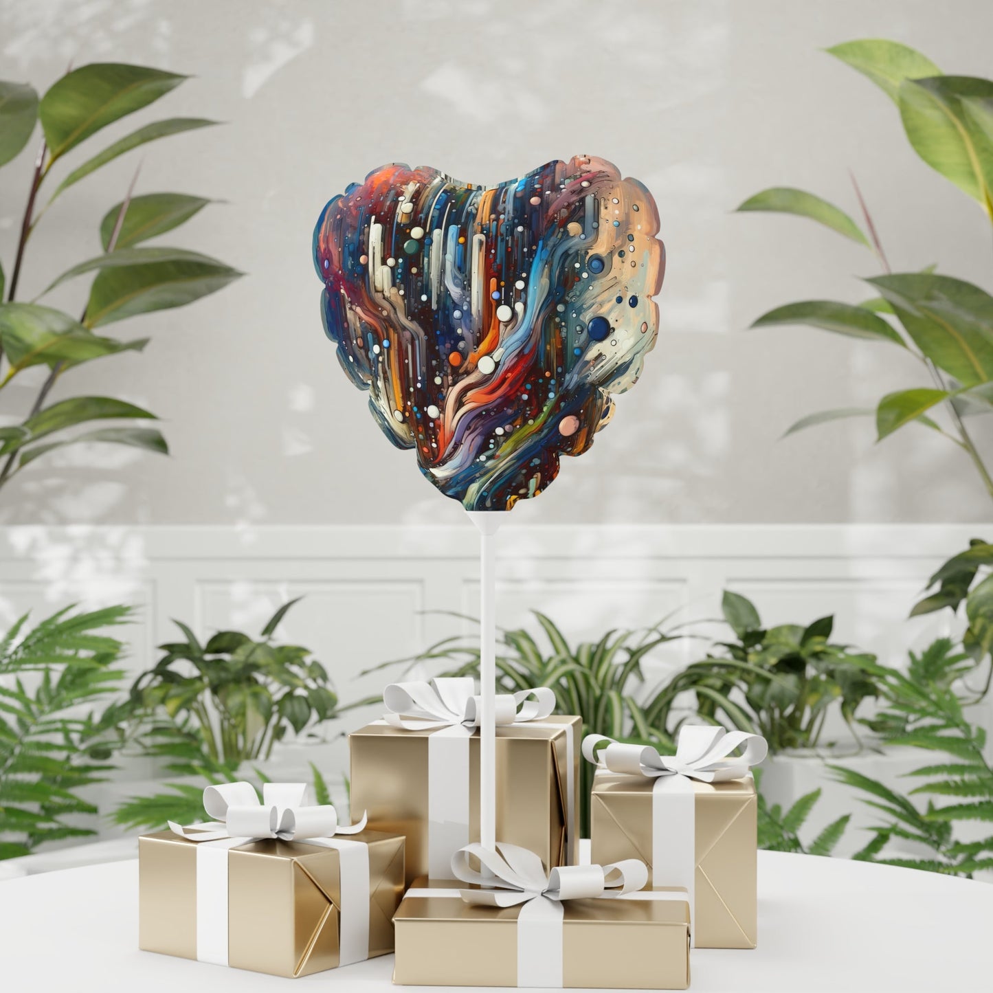 Coherent Change Visualization Balloon (Round and Heart-shaped), 11" - ATUH.ART