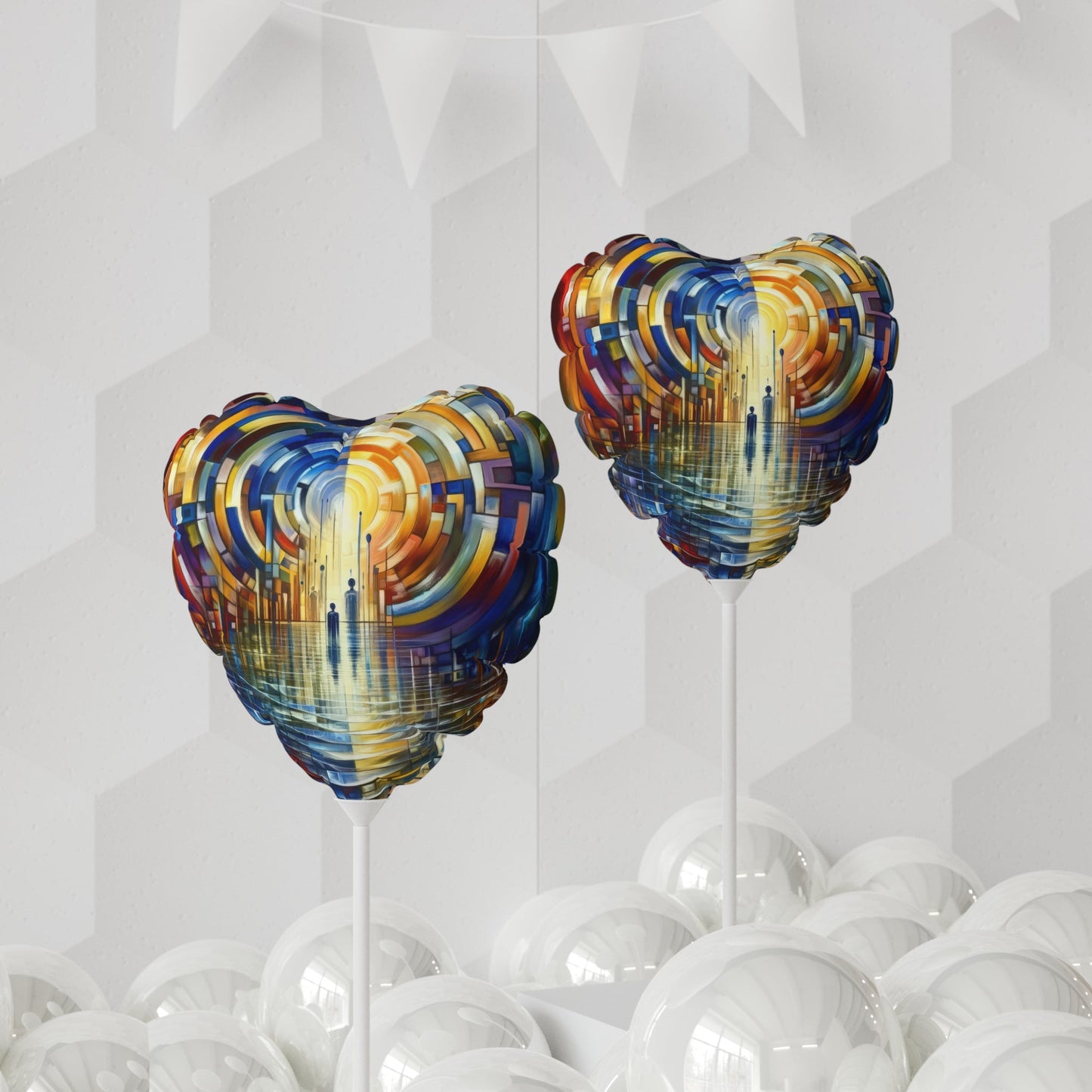 Collective Gesture Echelons Balloon (Round and Heart-shaped), 11" - ATUH.ART