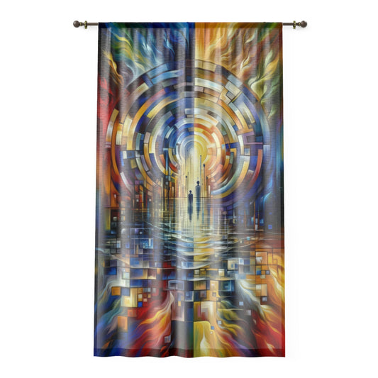 Collective Gesture Echelons Window Curtain - ATUH.ART