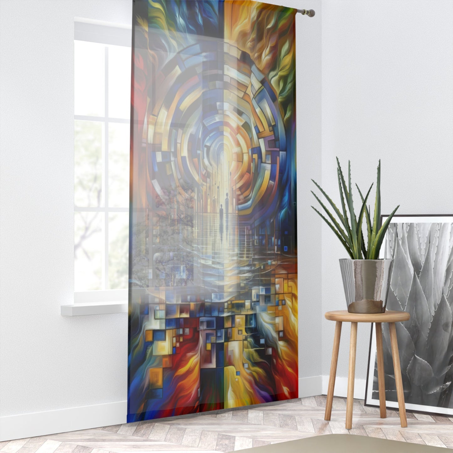 Collective Gesture Echelons Window Curtain - ATUH.ART