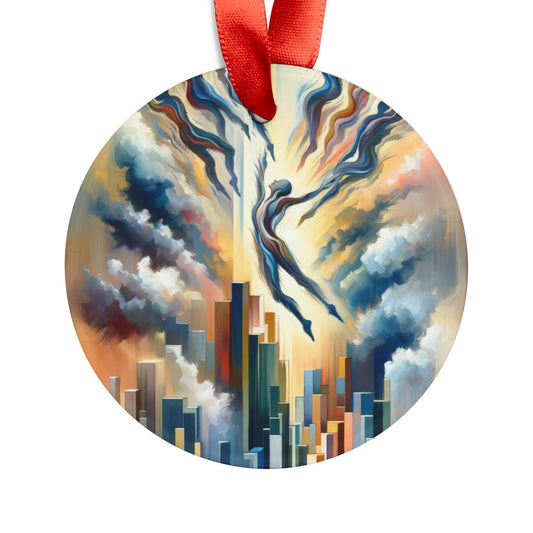 Collective Unity Leap Acrylic Ornament with Ribbon - ATUH.ART