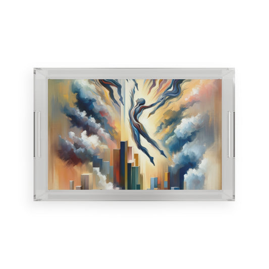 Collective Unity Leap Acrylic Serving Tray - ATUH.ART