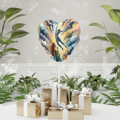 Collective Unity Leap Balloon (Round and Heart-shaped), 11" - ATUH.ART