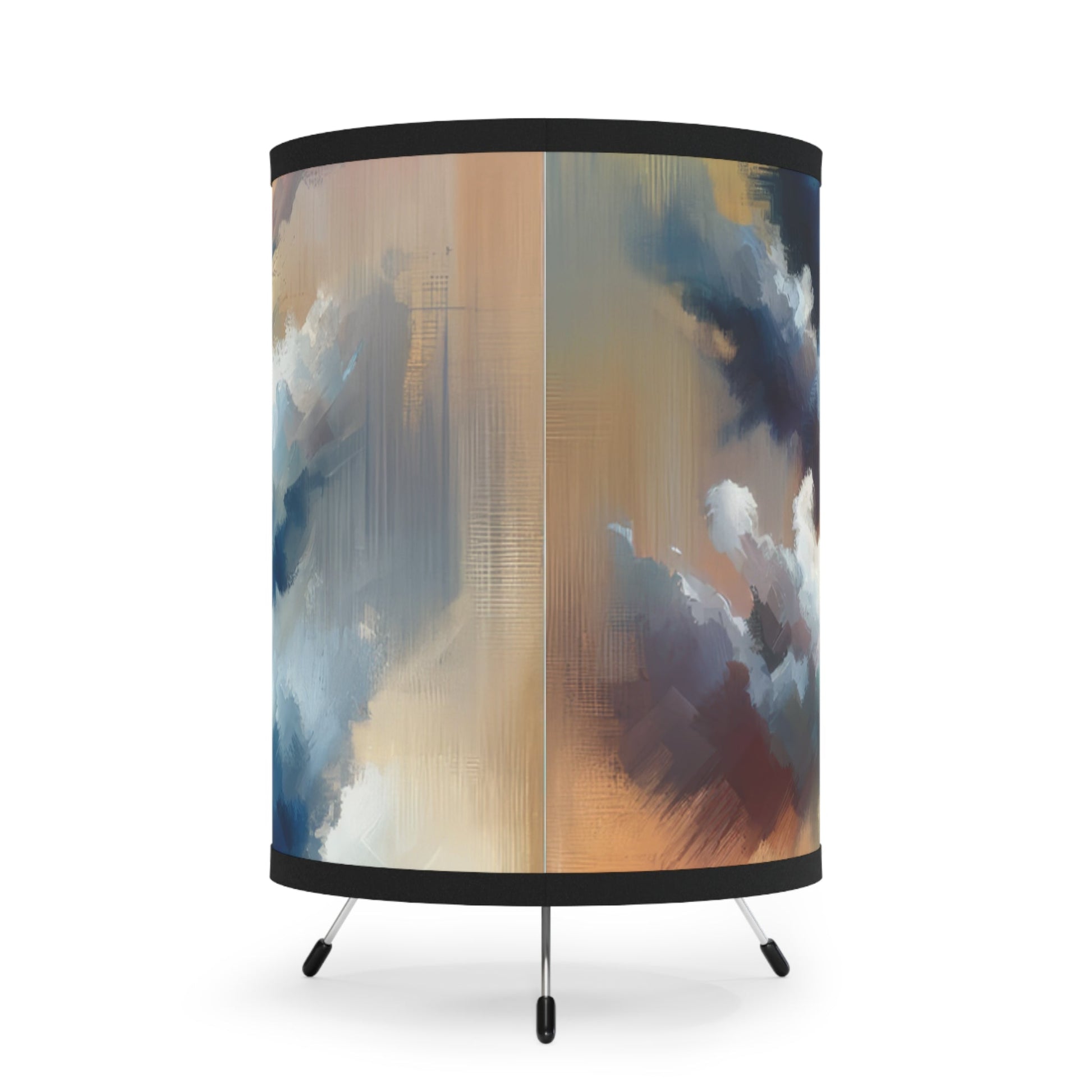 Collective Unity Leap Tripod Lamp with High-Res Printed Shade, US\CA plug - ATUH.ART