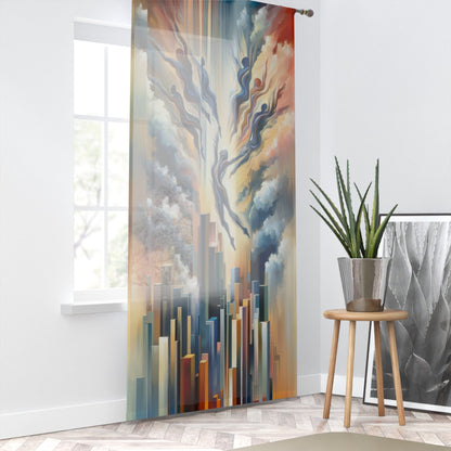 Collective Unity Leap Window Curtain - ATUH.ART