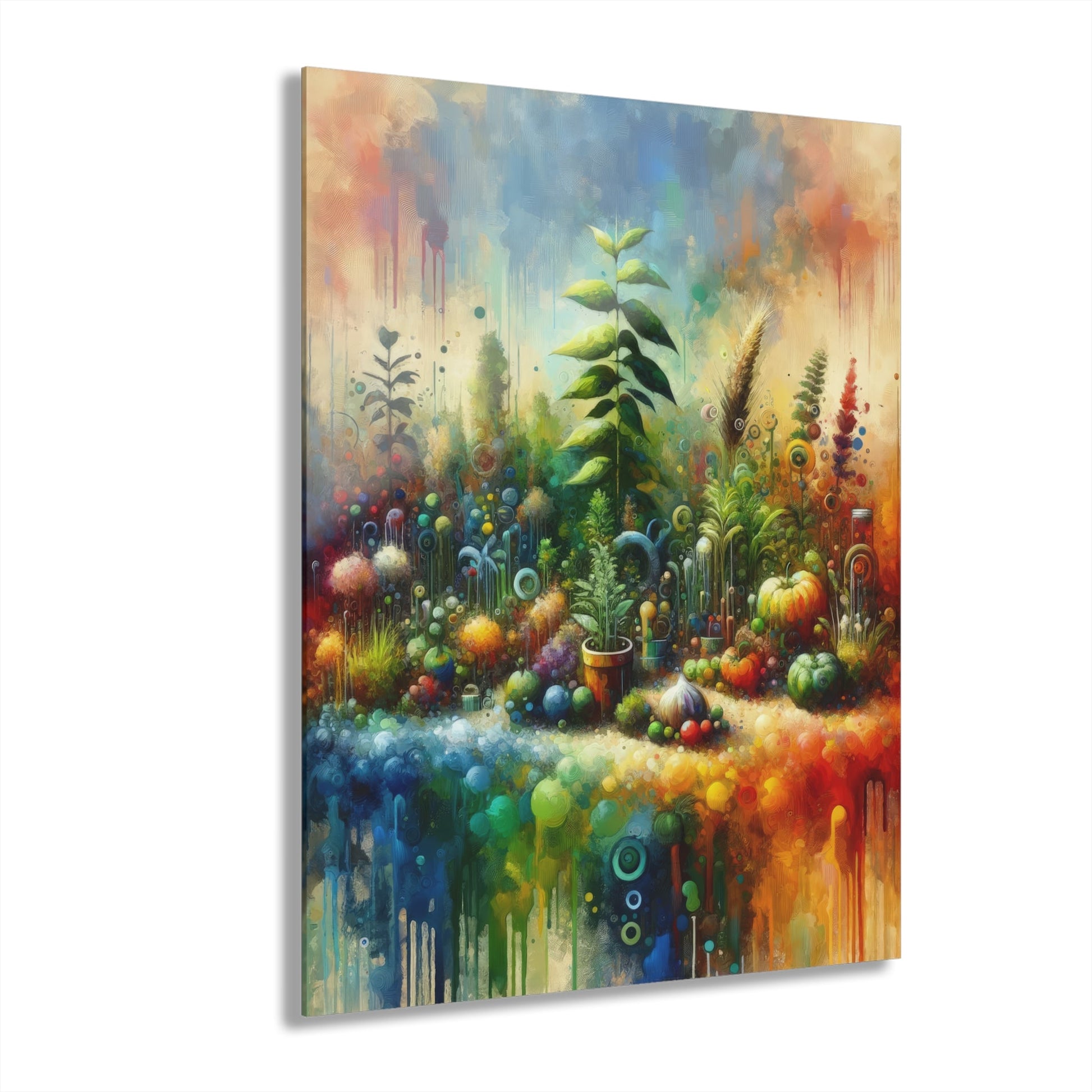 Communal Garden Microcosm Acrylic Prints (French Cleat Hanging) - ATUH.ART