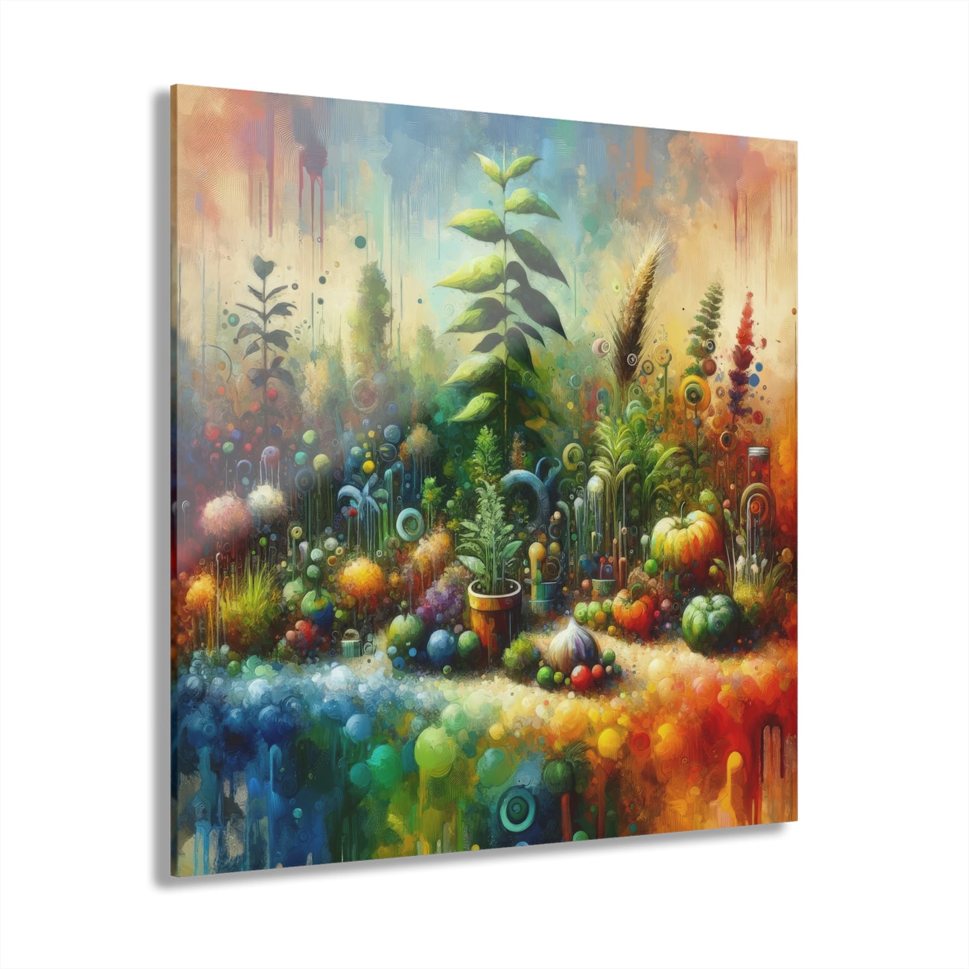 Communal Garden Microcosm Acrylic Prints (French Cleat Hanging) - ATUH.ART