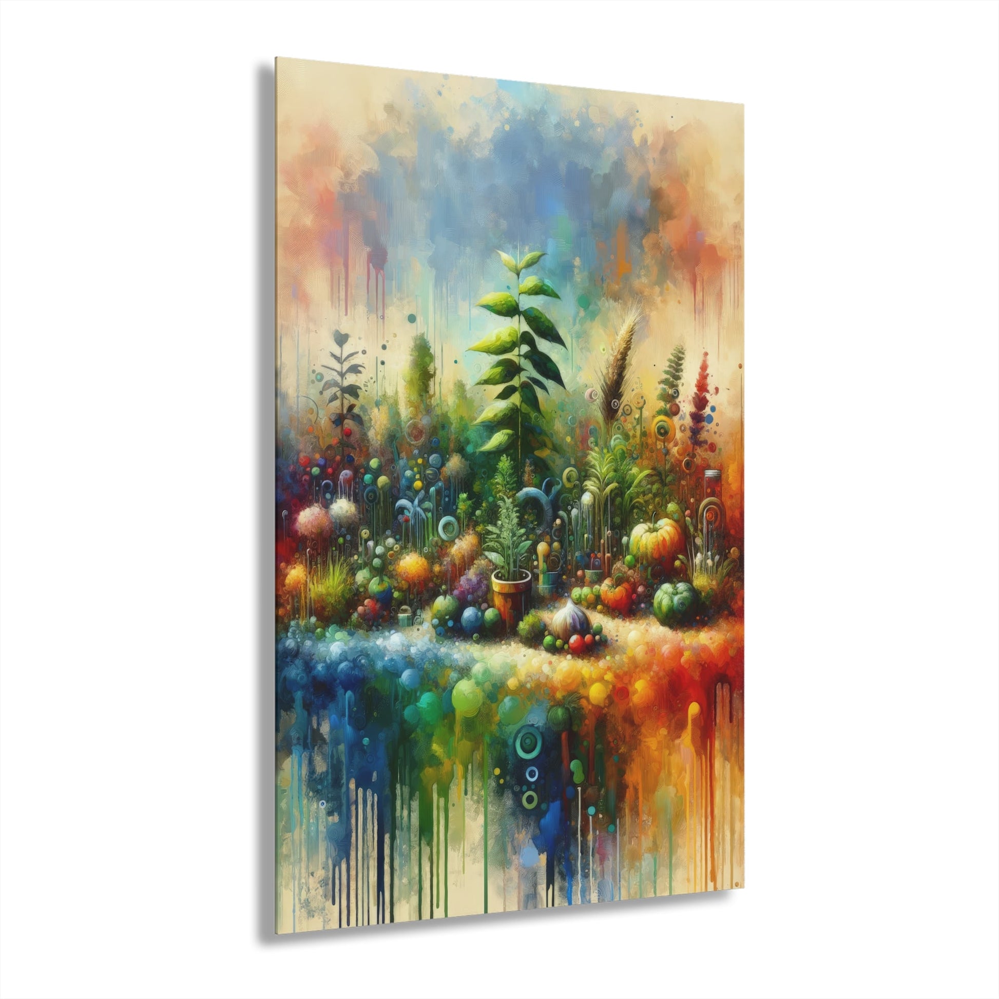 Communal Garden Microcosm Acrylic Prints (French Cleat Hanging) - ATUH.ART