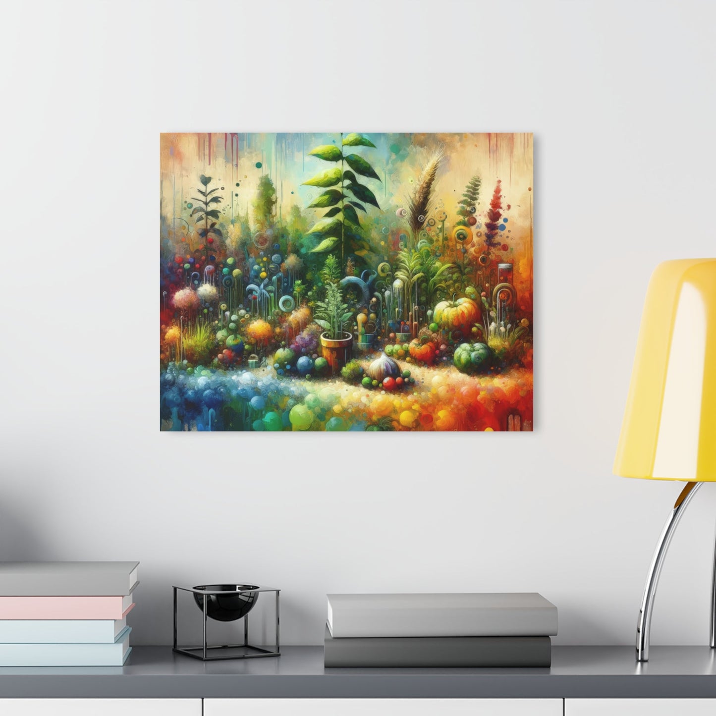 Communal Garden Microcosm Acrylic Prints (French Cleat Hanging) - ATUH.ART