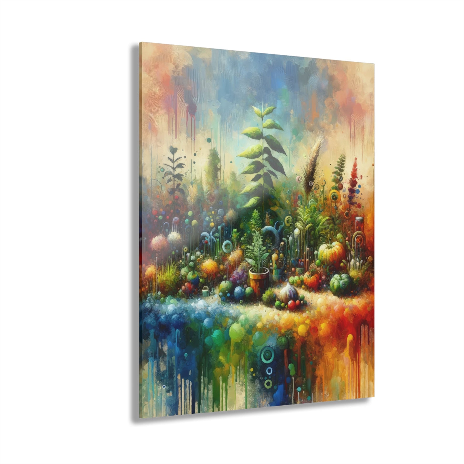 Communal Garden Microcosm Acrylic Prints (French Cleat Hanging) - ATUH.ART