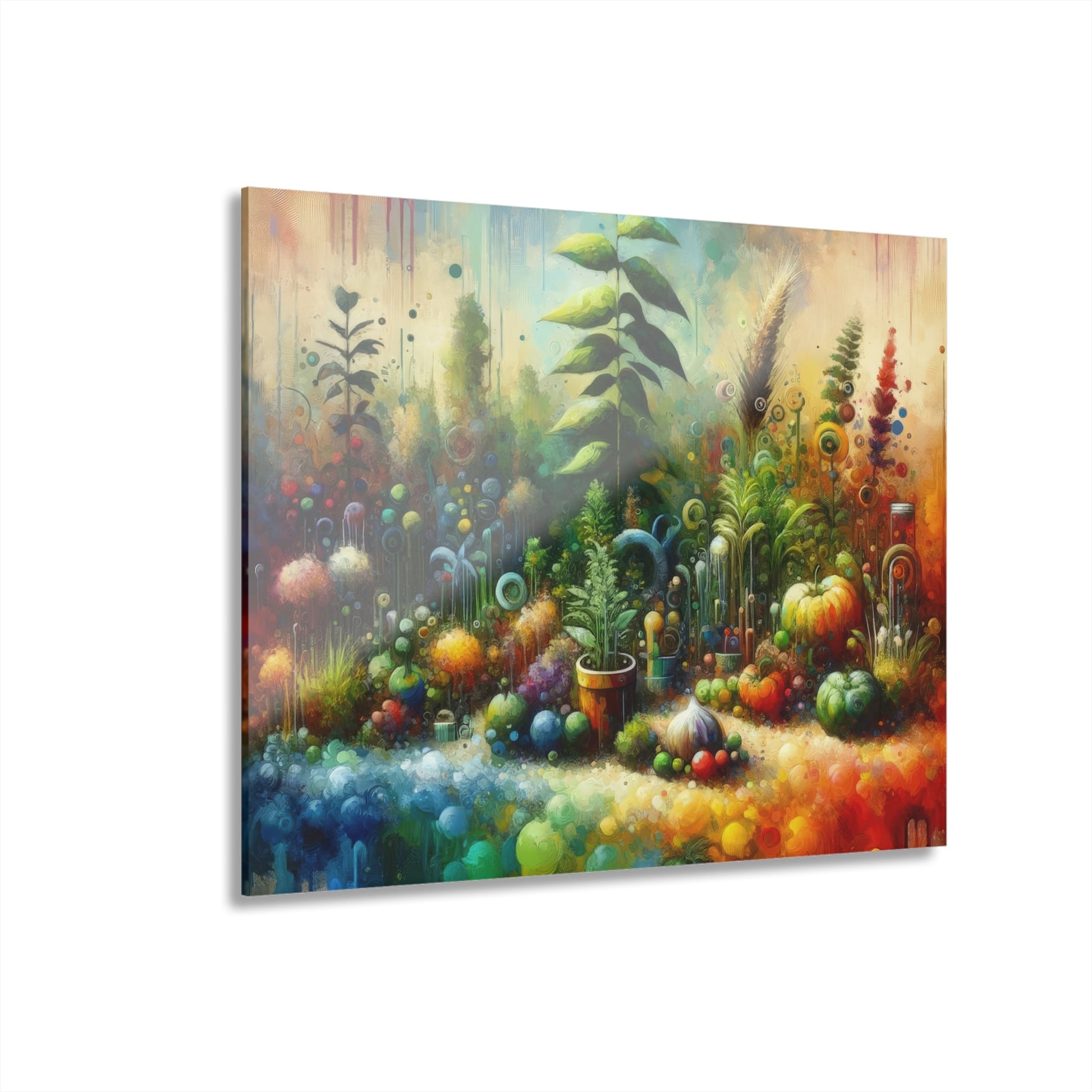 Communal Garden Microcosm Acrylic Prints (French Cleat Hanging) - ATUH.ART