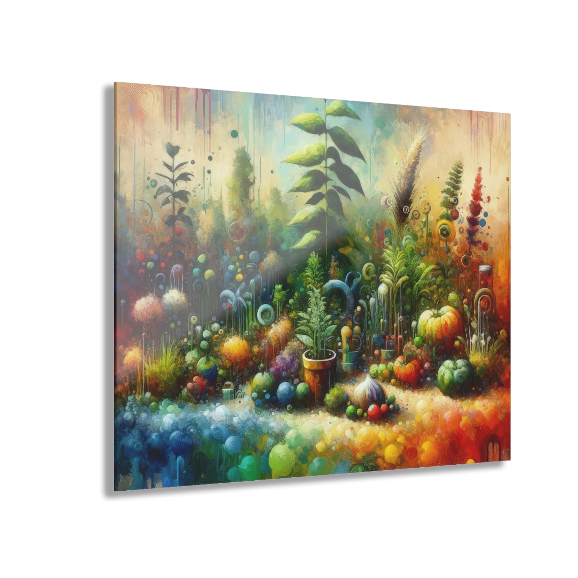 Communal Garden Microcosm Acrylic Prints (French Cleat Hanging) - ATUH.ART