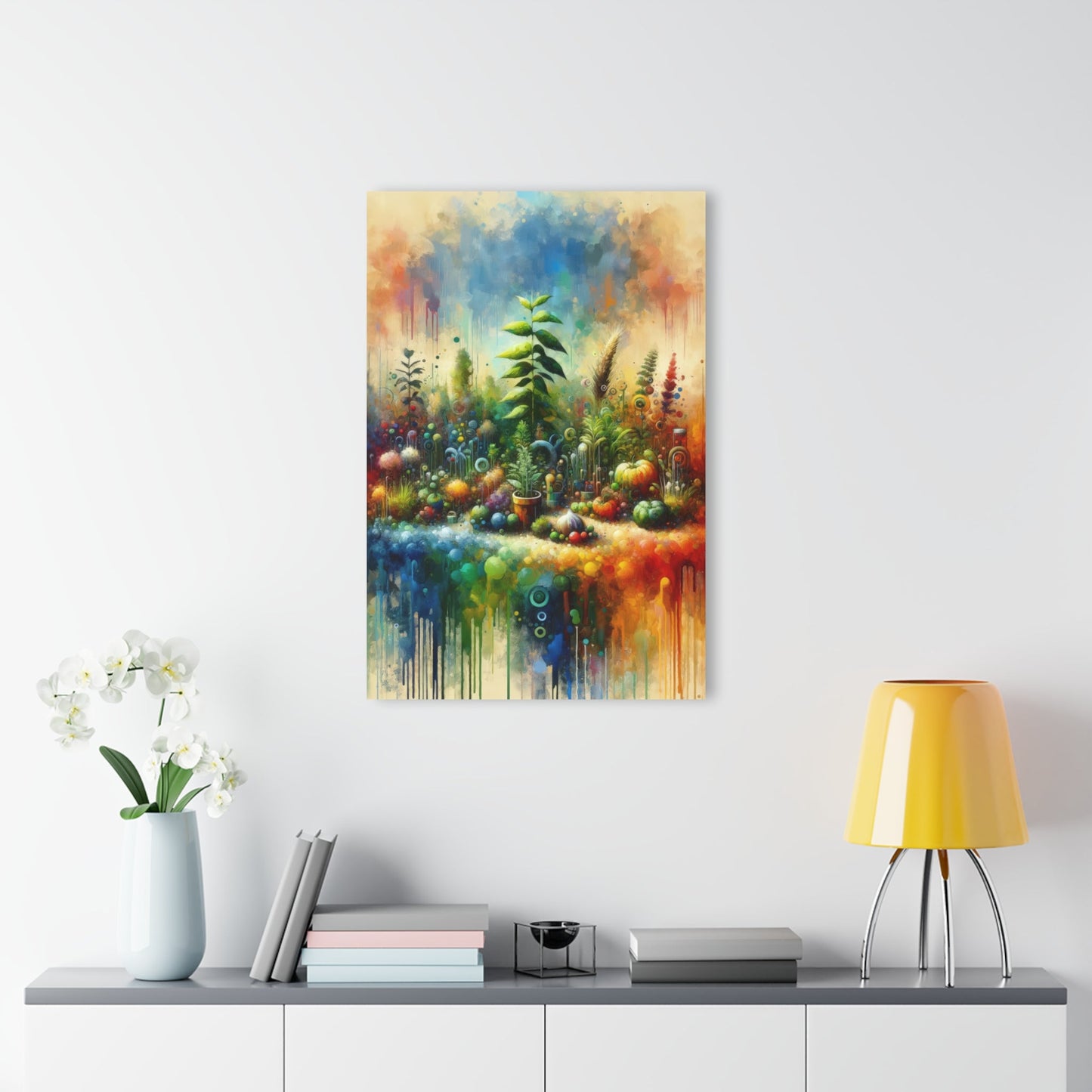 Communal Garden Microcosm Acrylic Prints (French Cleat Hanging) - ATUH.ART