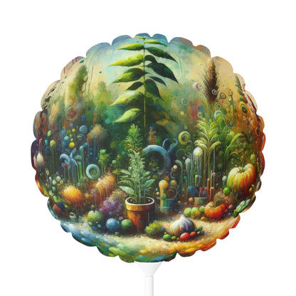 Communal Garden Microcosm Balloon (Round and Heart-shaped), 11" - ATUH.ART