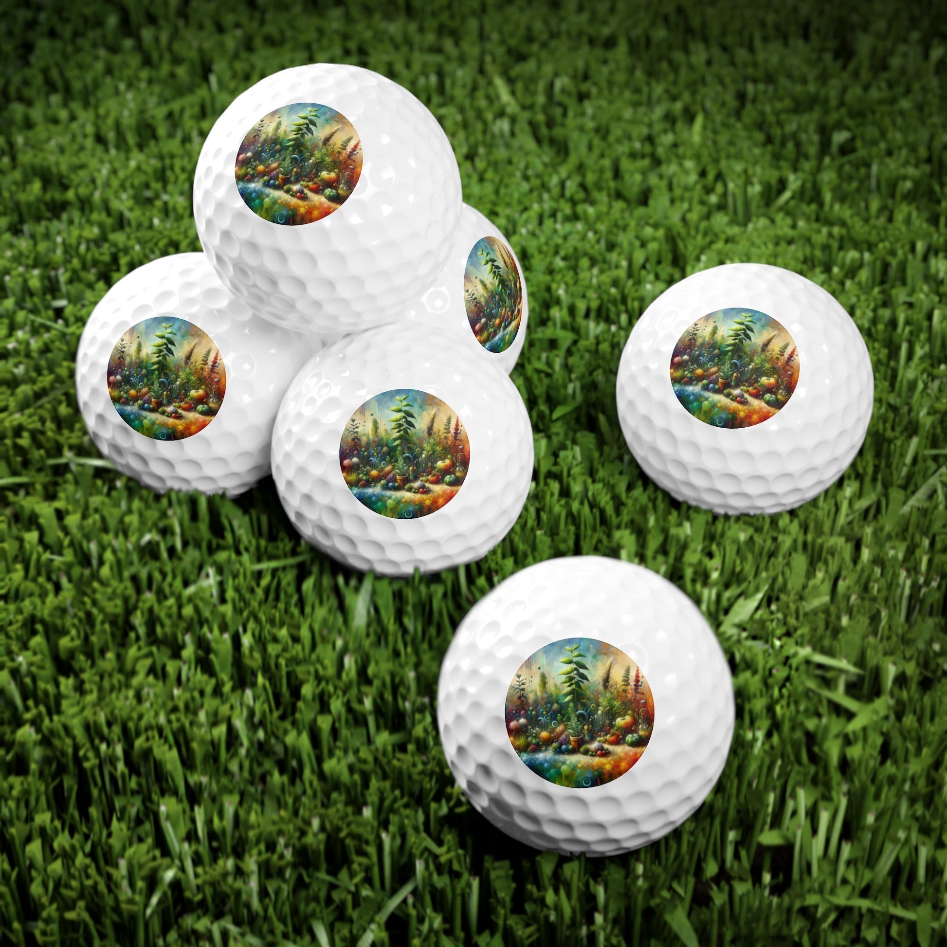 Communal Garden Microcosm Golf Balls, 6pcs - ATUH.ART