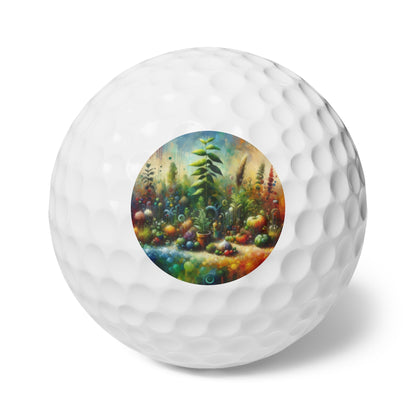 Communal Garden Microcosm Golf Balls, 6pcs - ATUH.ART