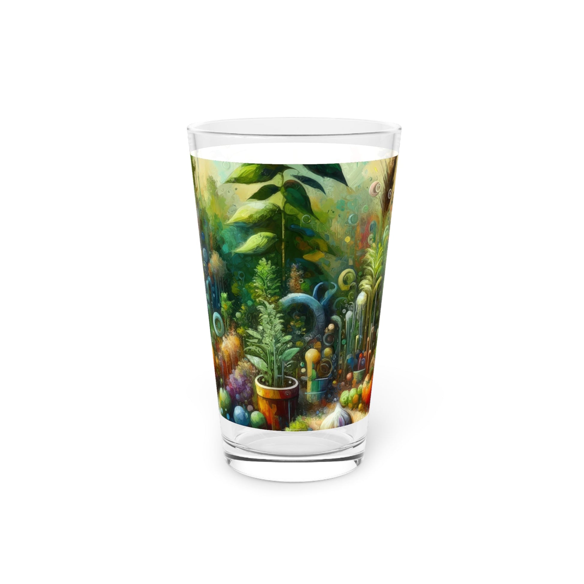 Communal Garden Microcosm Pint Glass, 16oz - ATUH.ART