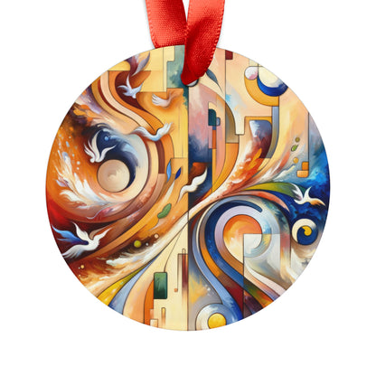 Companionable Lightness Journey Acrylic Ornament with Ribbon - ATUH.ART