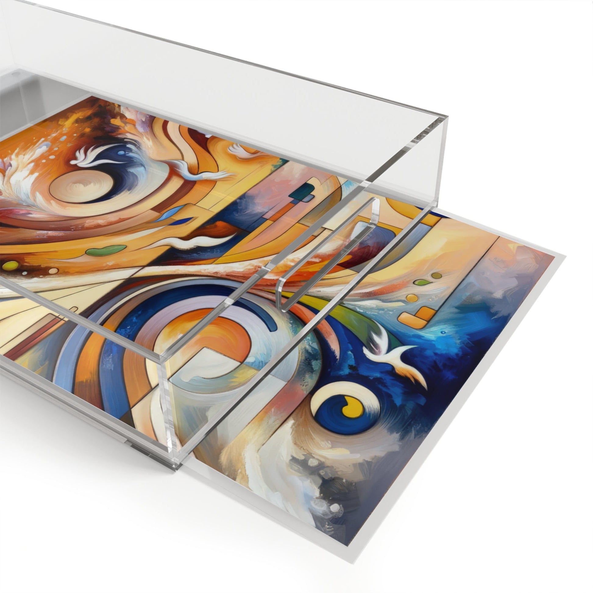 Companionable Lightness Journey Acrylic Serving Tray - ATUH.ART