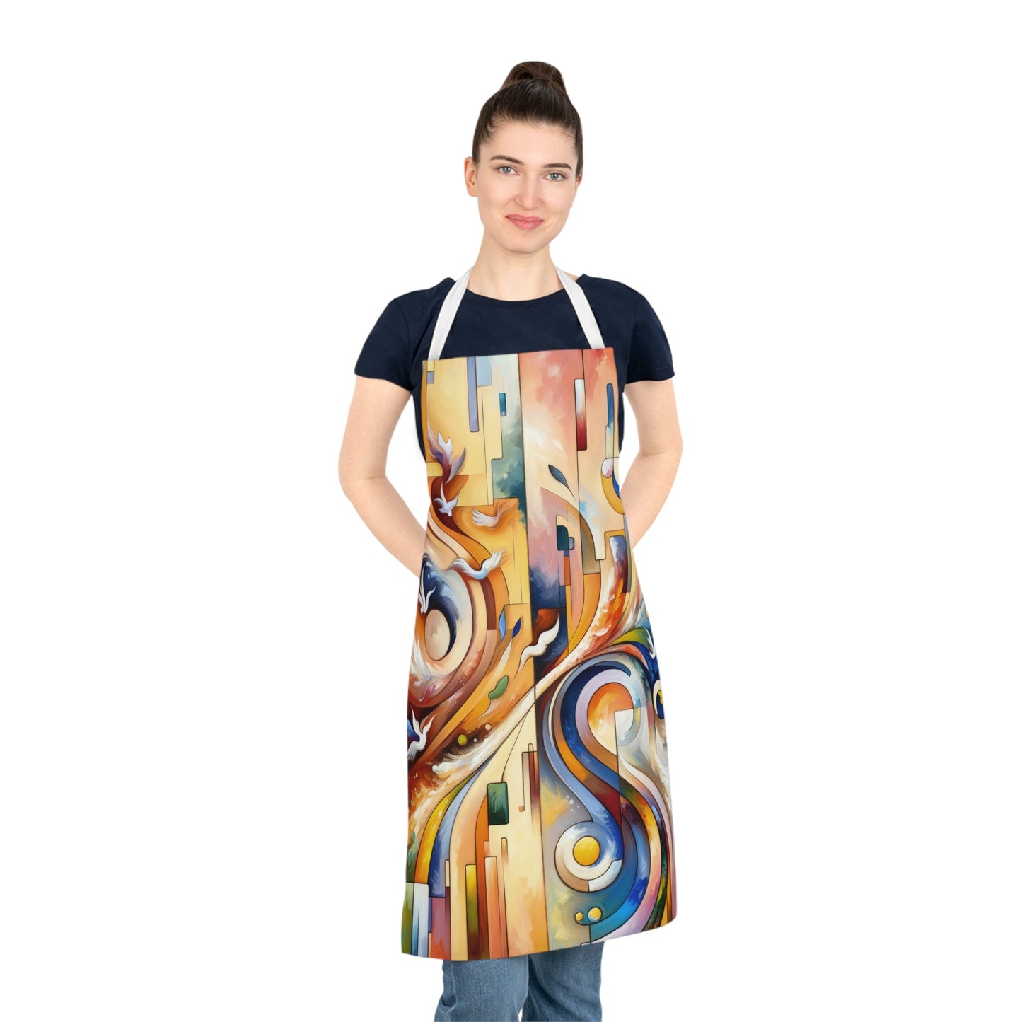 Companionable Lightness Journey Adult Apron (AOP) - ATUH.ART