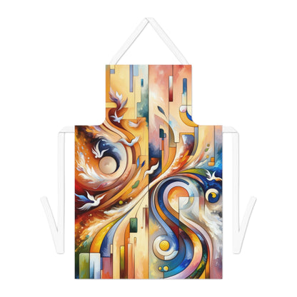Companionable Lightness Journey Adult Apron (AOP) - ATUH.ART