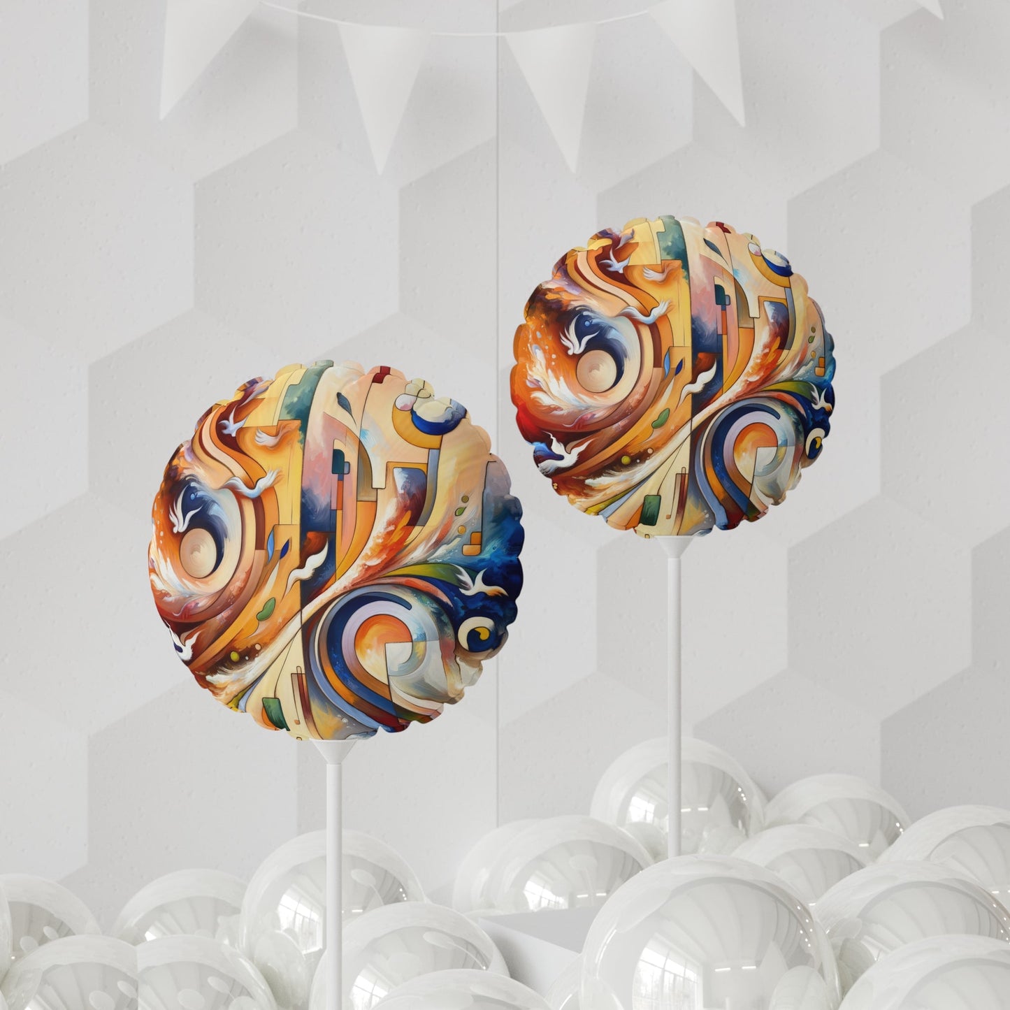 Companionable Lightness Journey Balloon (Round and Heart-shaped), 11" - ATUH.ART