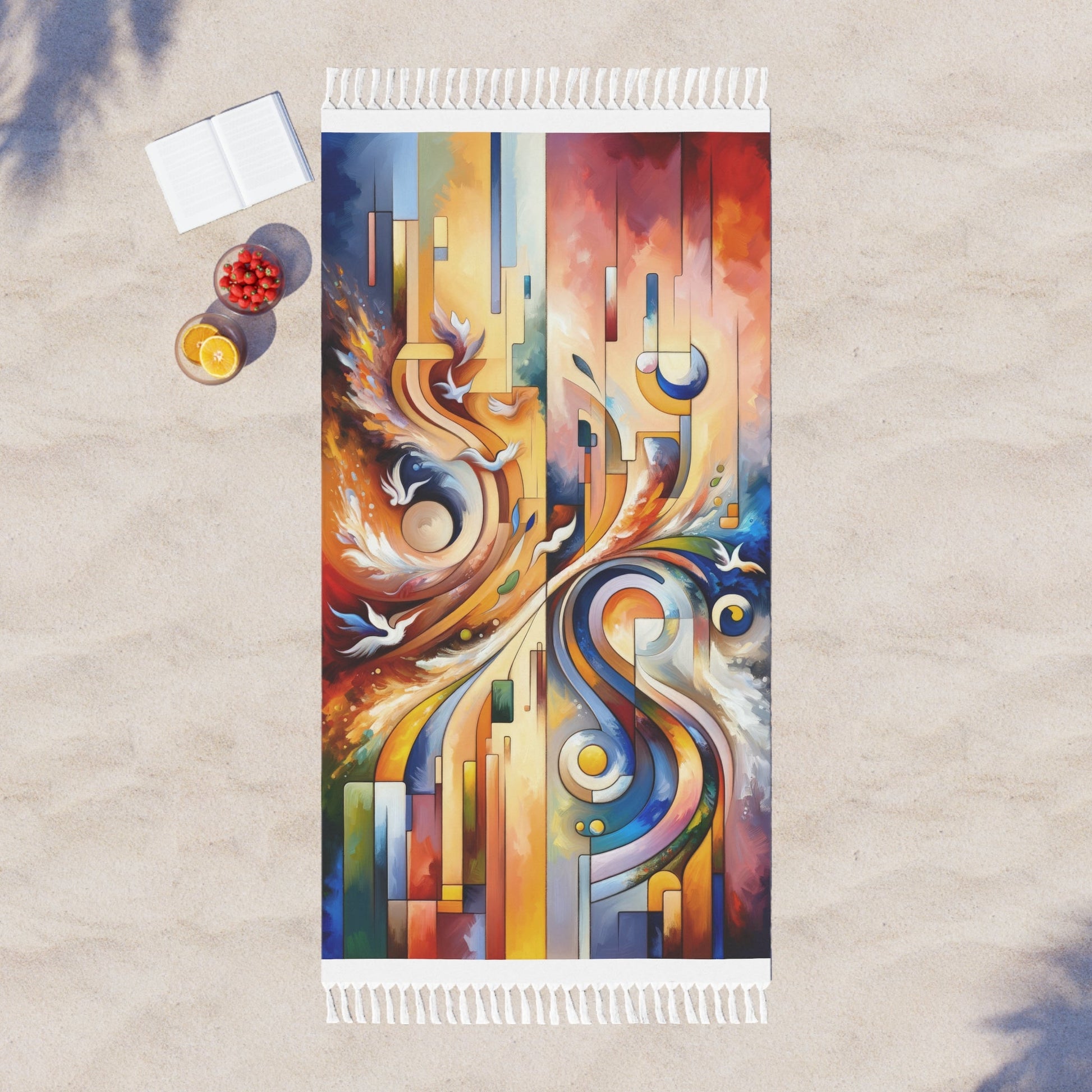 Companionable Lightness Journey Boho Beach Cloth - ATUH.ART