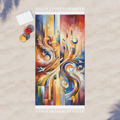 Companionable Lightness Journey Boho Beach Cloth - ATUH.ART
