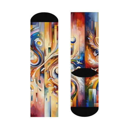 Companionable Lightness Journey Cushioned Crew Socks - ATUH.ART