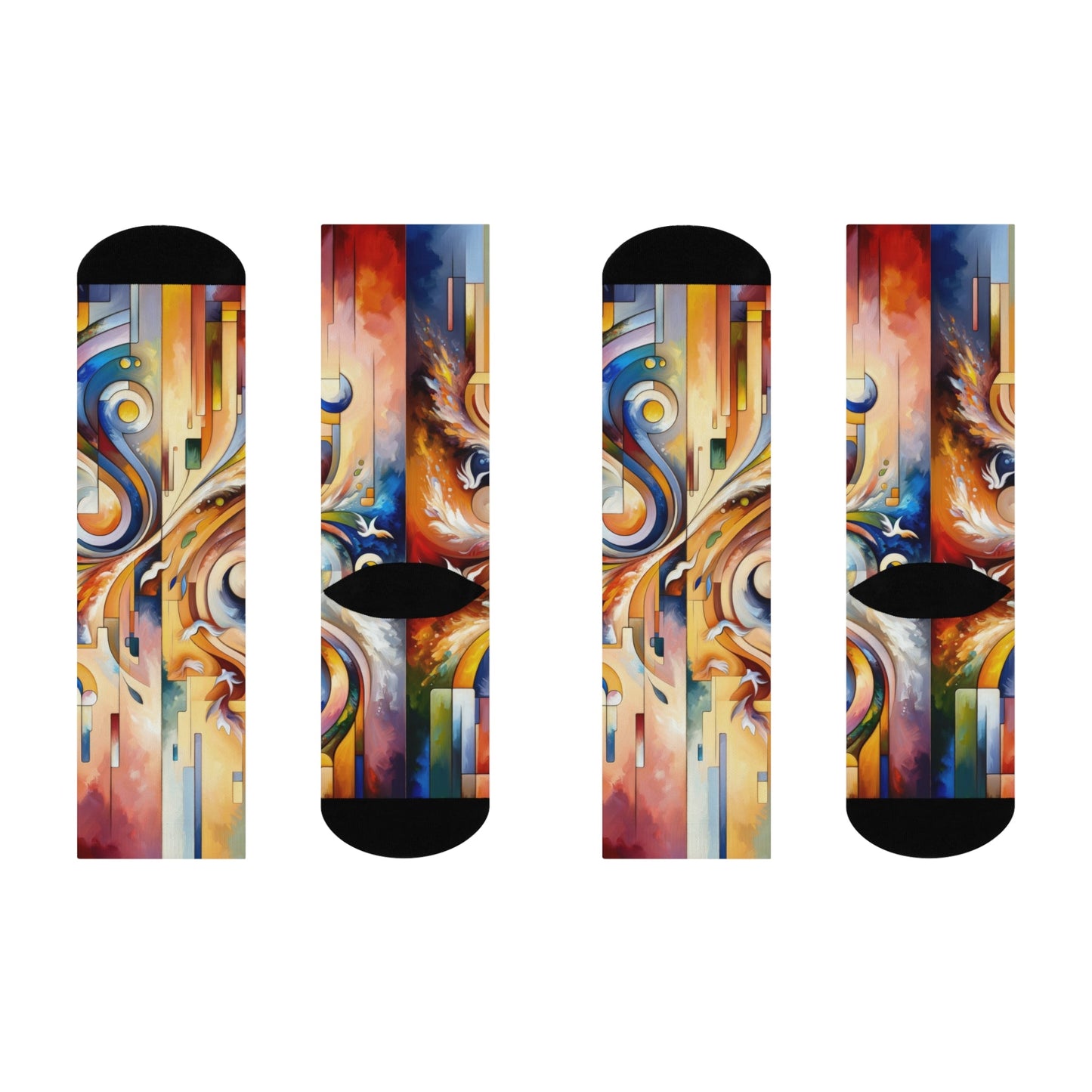 Companionable Lightness Journey Cushioned Crew Socks - ATUH.ART
