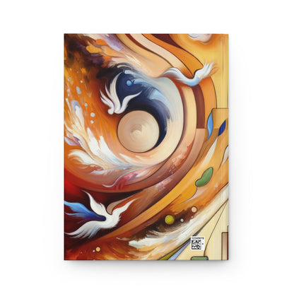Companionable Lightness Journey Hardcover Journal Matte - ATUH.ART