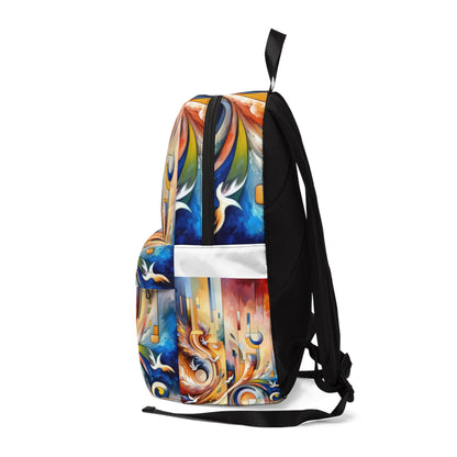Companionable Lightness Journey Unisex Classic Backpack - ATUH.ART