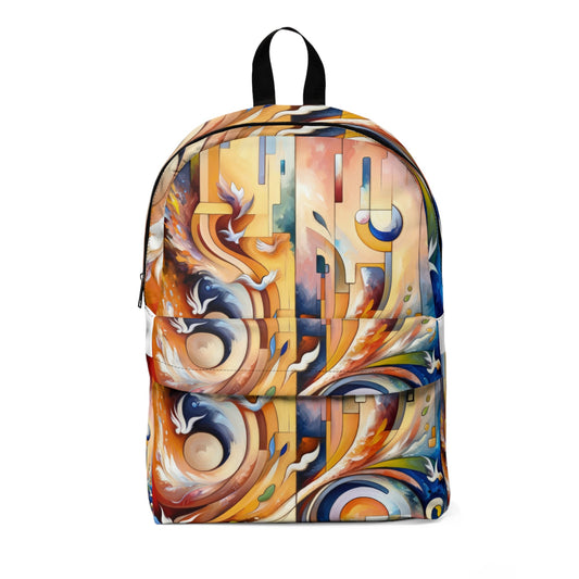 Companionable Lightness Journey Unisex Classic Backpack - ATUH.ART