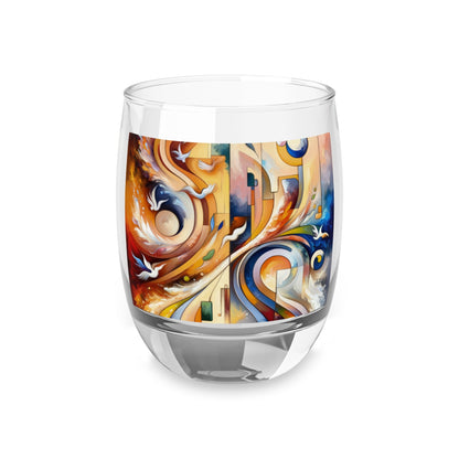 Companionable Lightness Journey Whiskey Glass - ATUH.ART