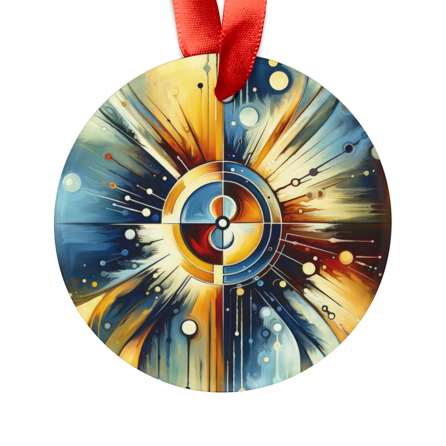 Compassionate Ethical Guidance Acrylic Ornament with Ribbon - ATUH.ART