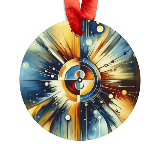 Compassionate Ethical Guidance Acrylic Ornament with Ribbon - ATUH.ART