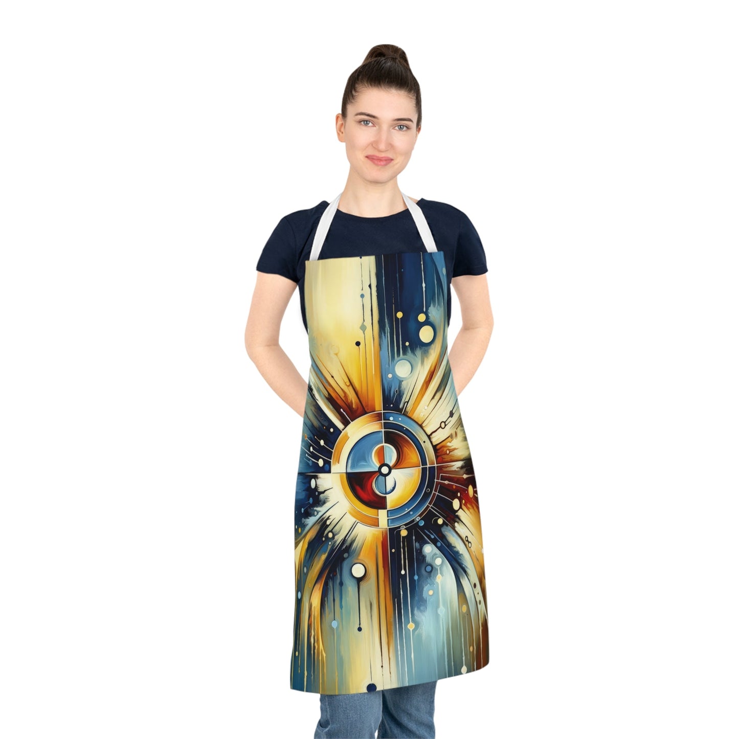 Compassionate Ethical Guidance Adult Apron (AOP) - ATUH.ART