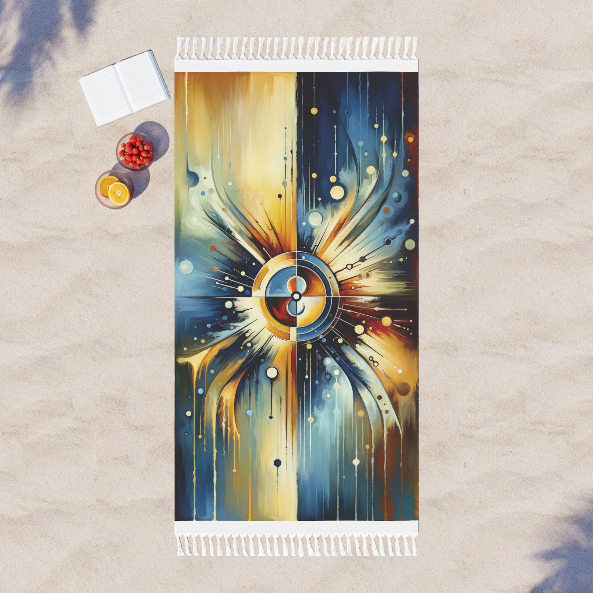 Compassionate Ethical Guidance Boho Beach Cloth - ATUH.ART