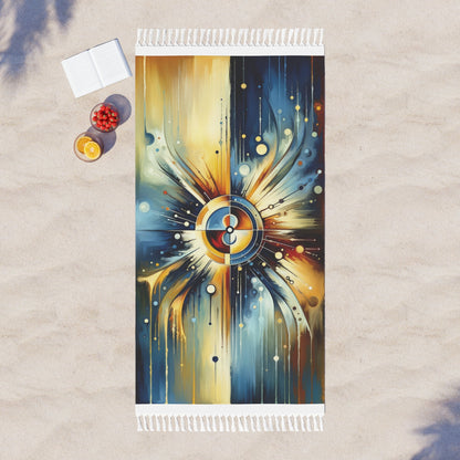Compassionate Ethical Guidance Boho Beach Cloth - ATUH.ART