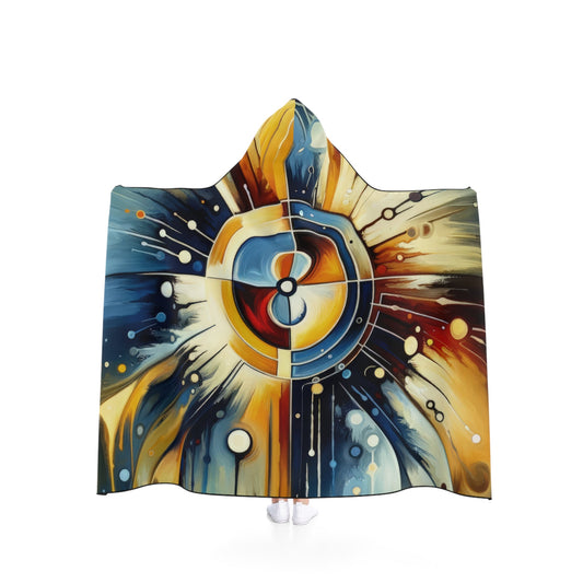 Compassionate Ethical Guidance Hooded Blanket - ATUH.ART