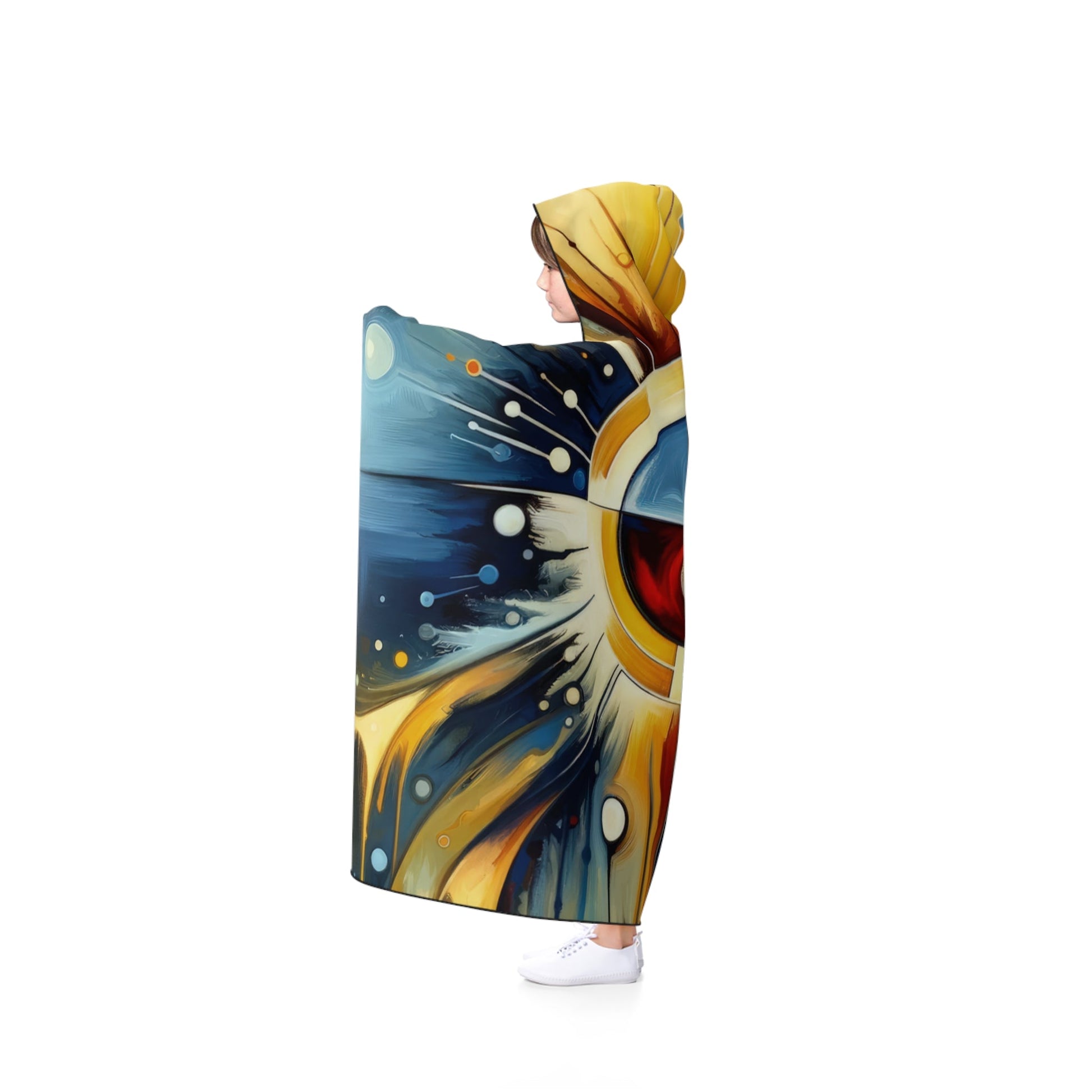 Compassionate Ethical Guidance Hooded Blanket - ATUH.ART