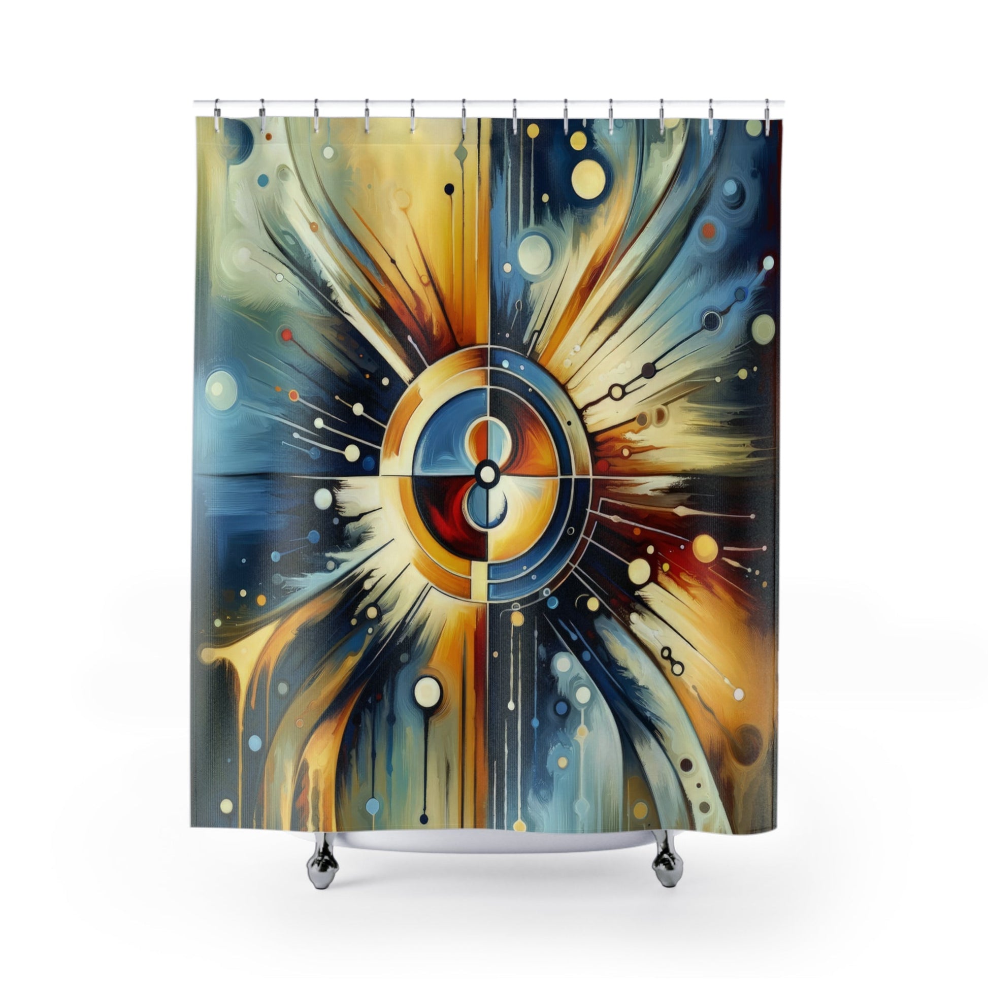 Compassionate Ethical Guidance Shower Curtains - ATUH.ART